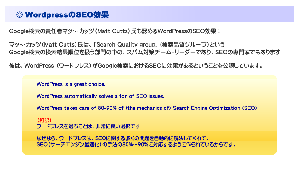 wordpressのSEO効果