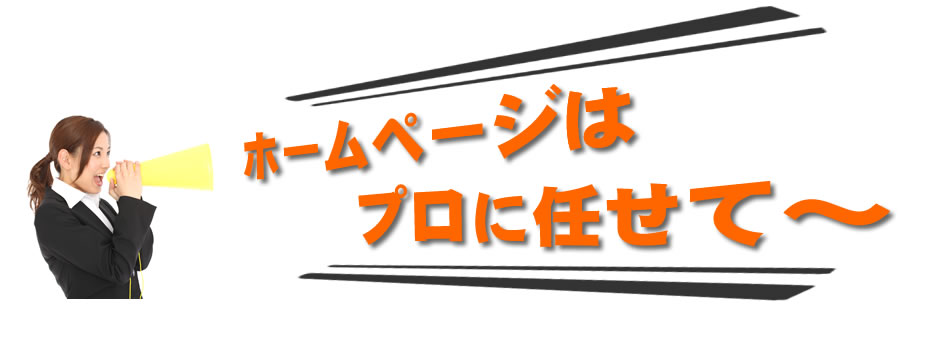 ホームページはプロに任せて